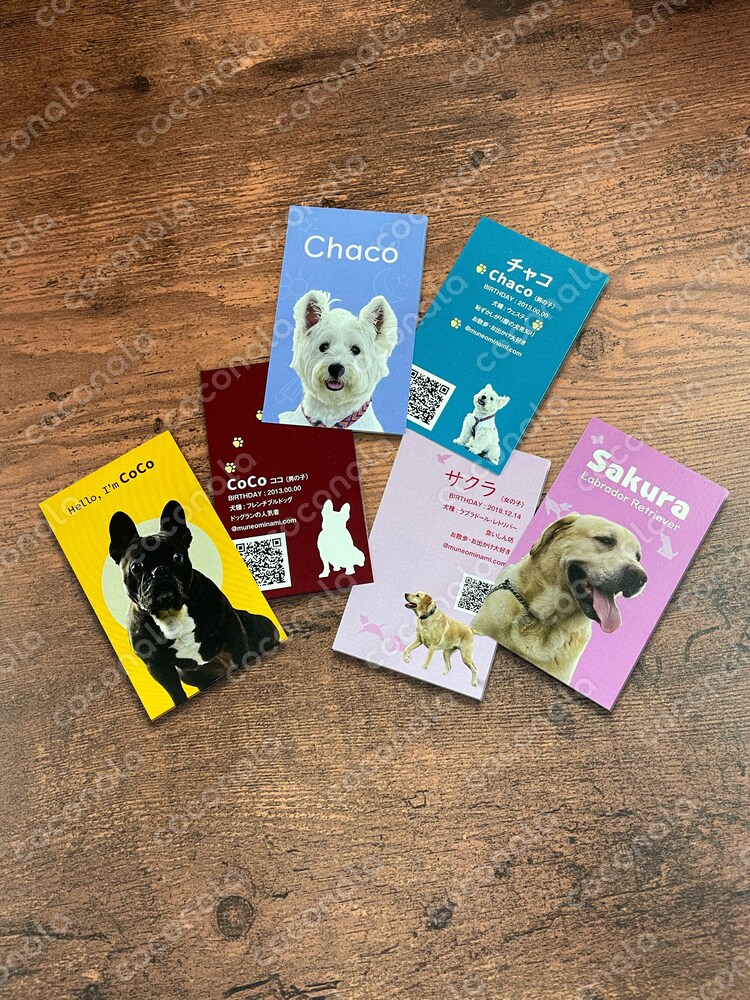 ペット名刺「PET NAME CARD」（50枚）