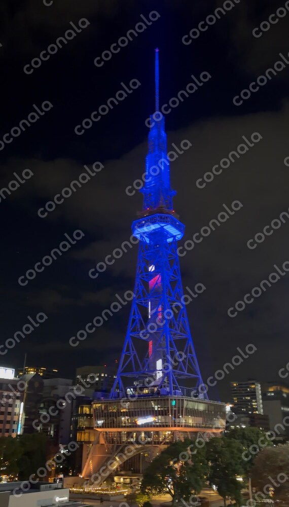 iPhone17ProMax撮影 クリスマス 中部電力 MIRAI TOWER(旧・名古屋テレビ塔)