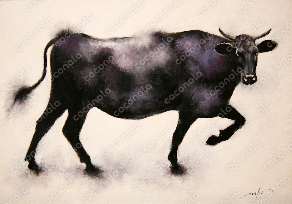 油彩画【黒の品格】～BLACK DIGNITY～ | ココナラコンテンツマーケット