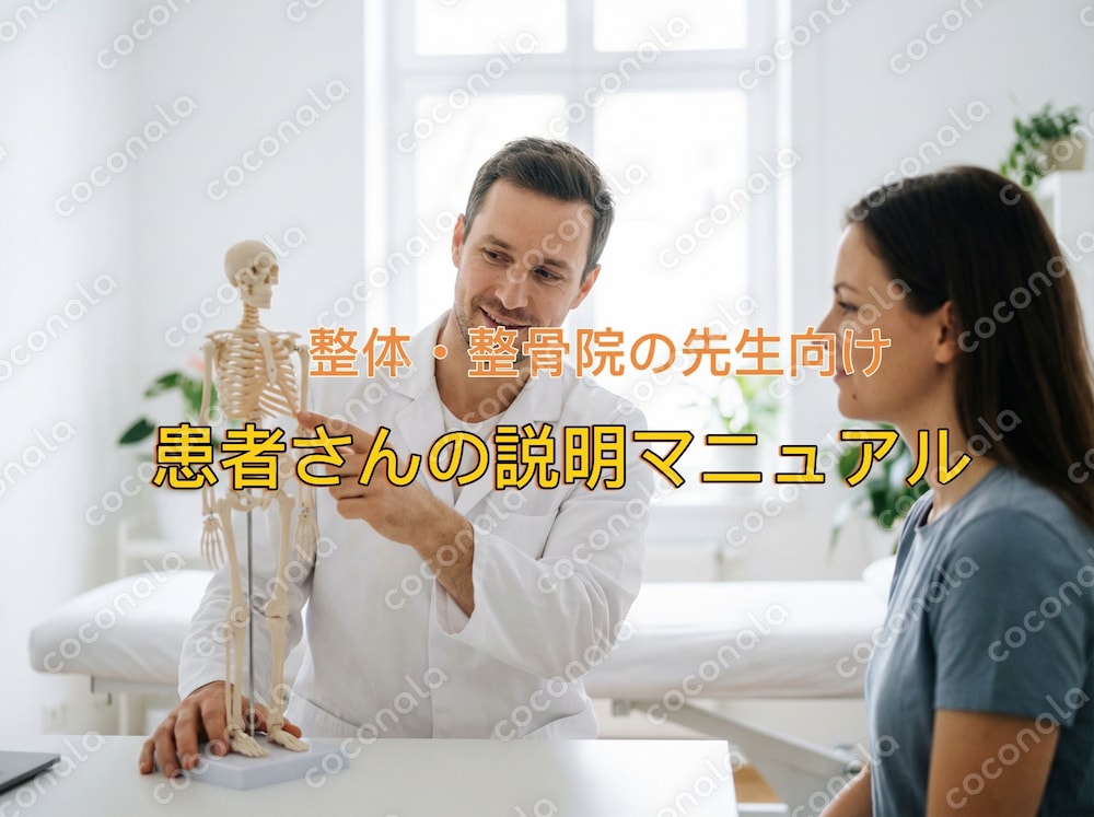 整体院向け：来院後に渡すだけセルフケアプリント