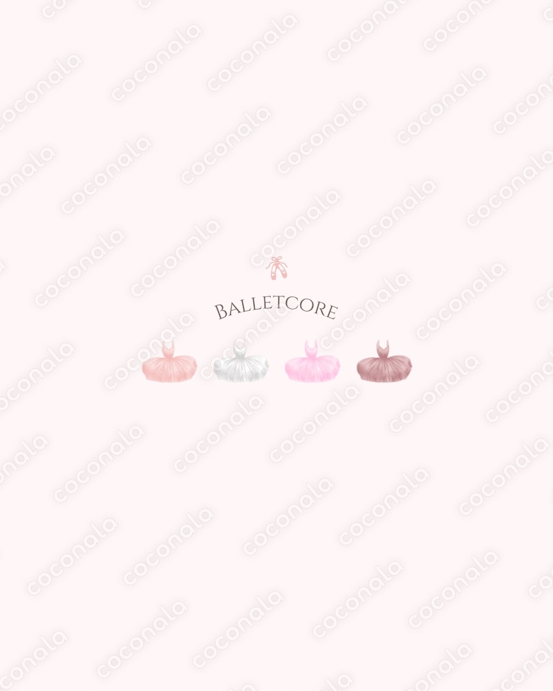 バレエコアのイラスト素材
