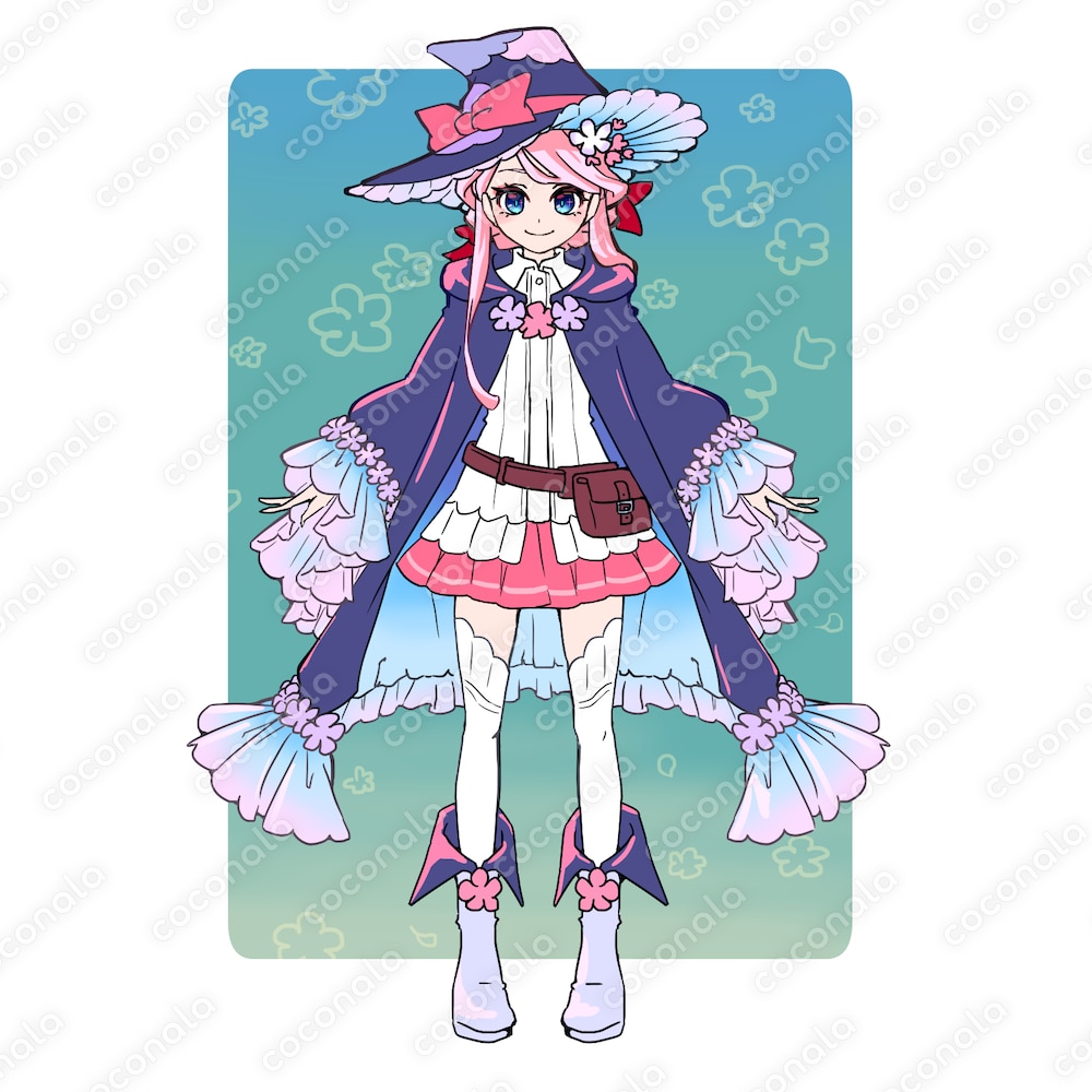 とんがり帽子にローブの子　立ち絵