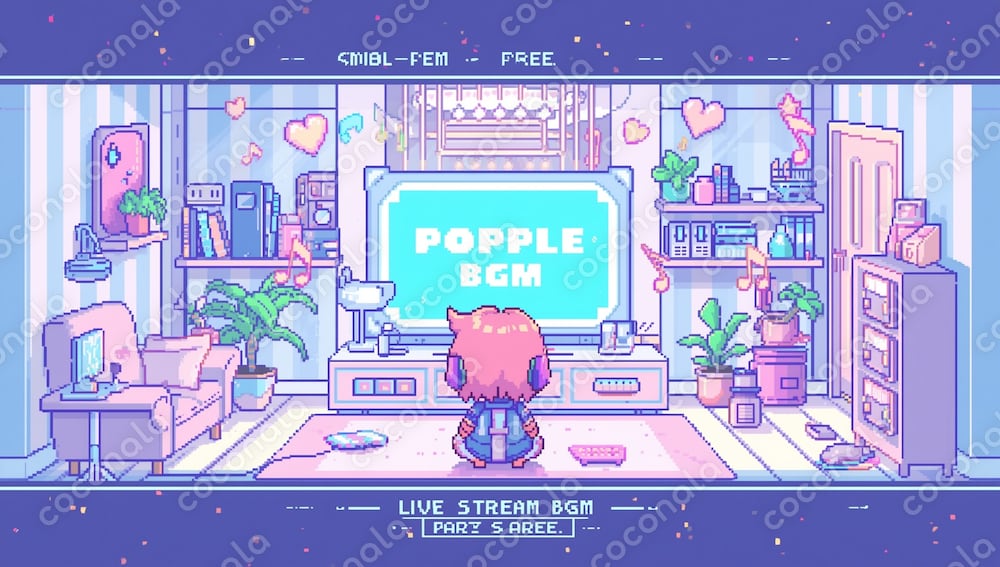 ポピポピ輝くチップチューン♪ 配信用BGM