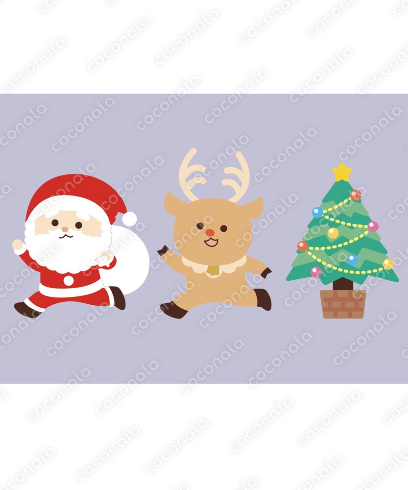 クリスマス素材 3種