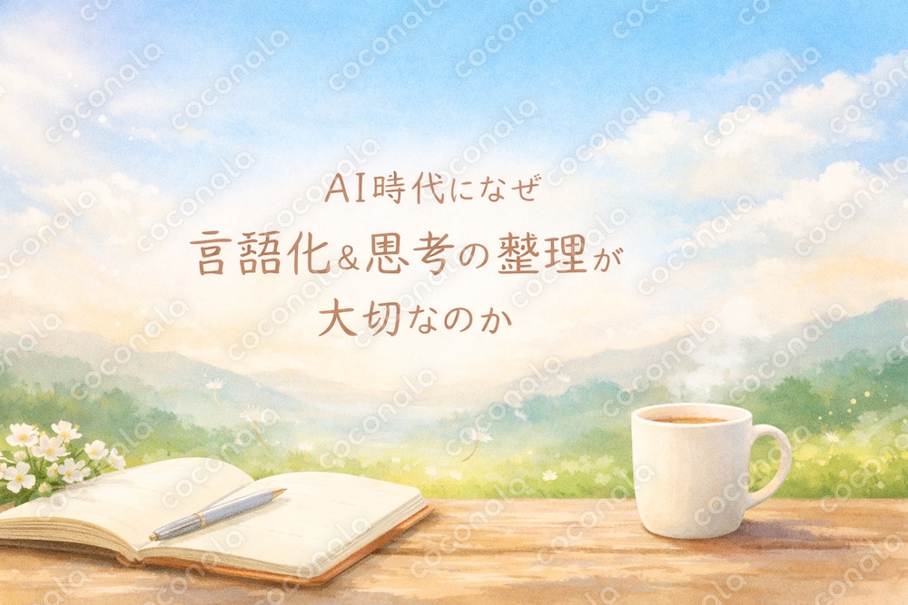 【AI時代になぜ言語化＆思考の整理が大切なのか】