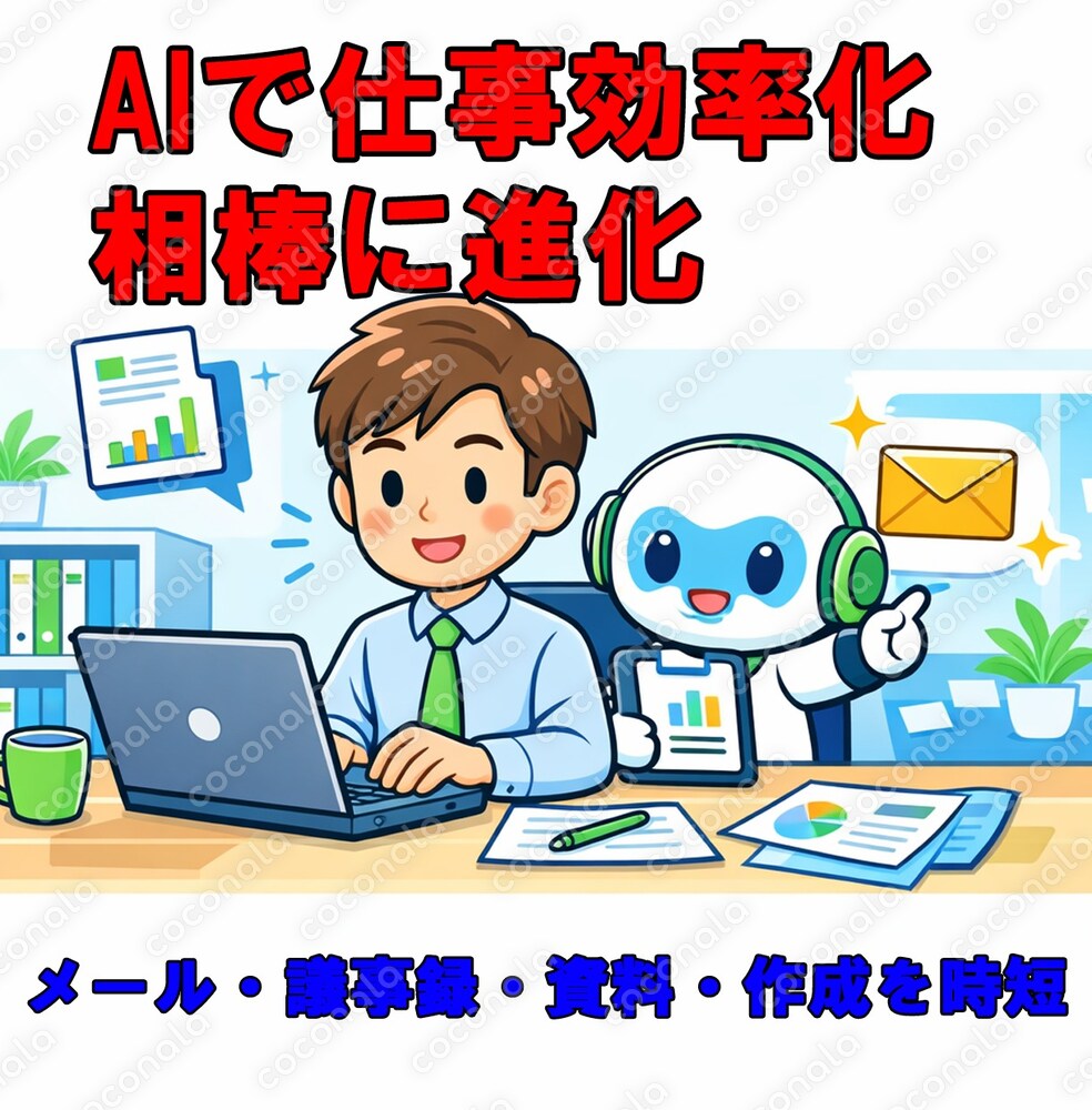 考える時間を減らすAIを実務の相棒に変える仕事設計【中級編】