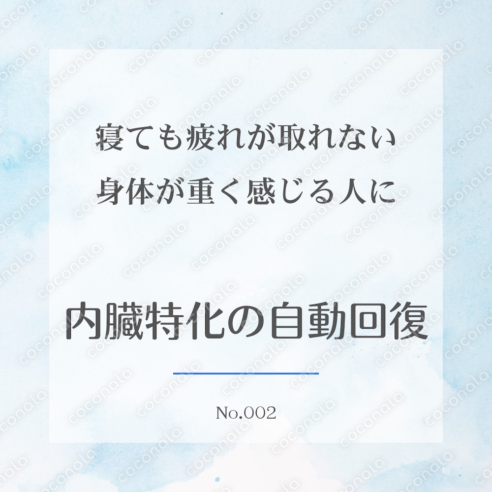 疲れや心身の重さの本当の原因は内臓疲労かもしれません [内臓特化の自動回復開花]