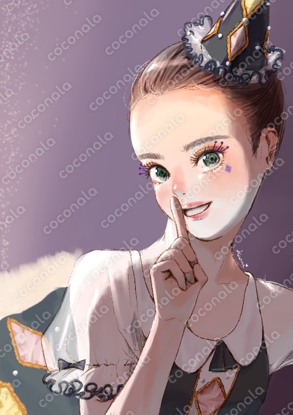 バレエ「アレルキナーダ」| 私的利用向けイラスト