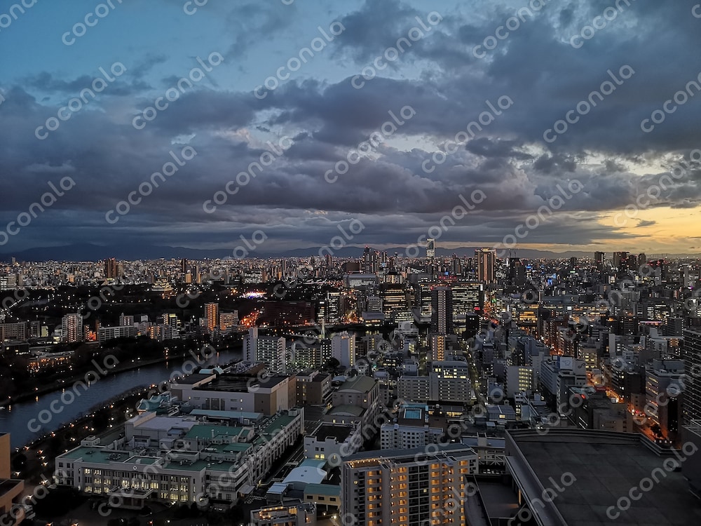 写真素材：大阪の夜景