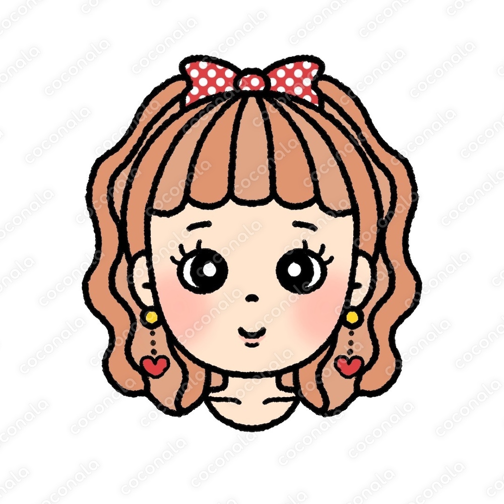 SNSアイコンやブログに使える♪POPでかわいい女の子イラスト