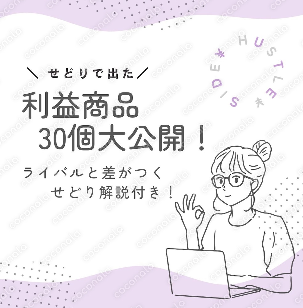 真似できる！メルカリで利益出た商品30個教えます！販売額も利益も公開！ライバルと差が出る解説セット