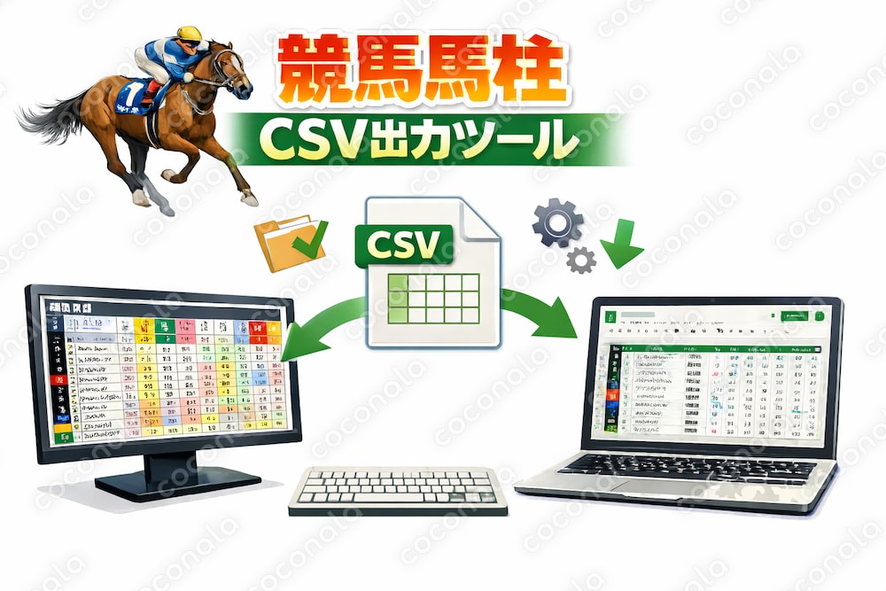 競馬データCSV出力ツール