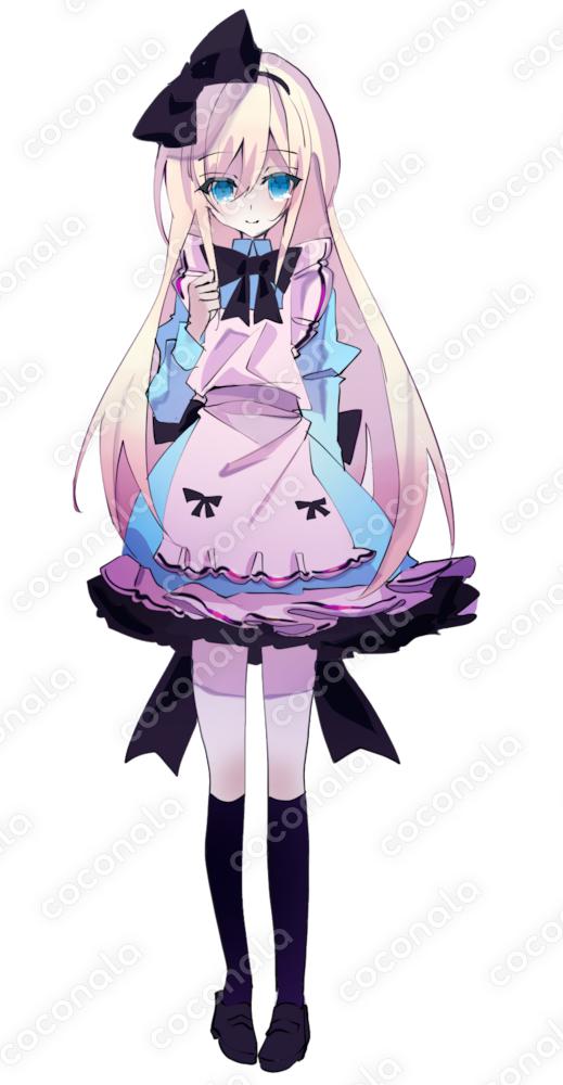 ⠀商用利用可】アリス風全身立ち絵 イラスト | ココナラコンテンツ