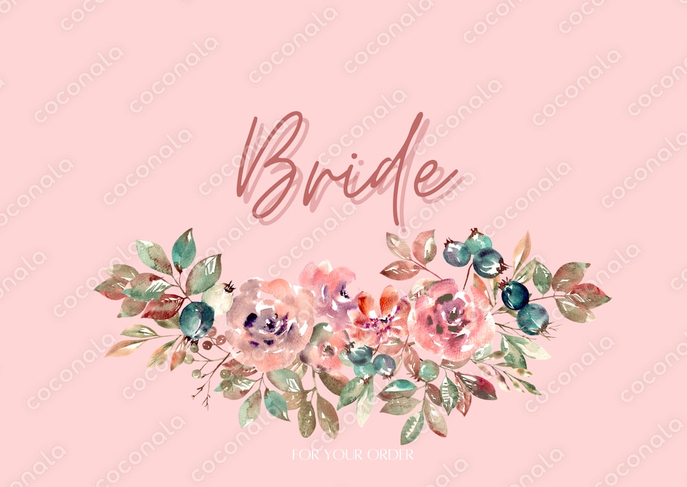 結婚式サイン受付新婦側「Bride」