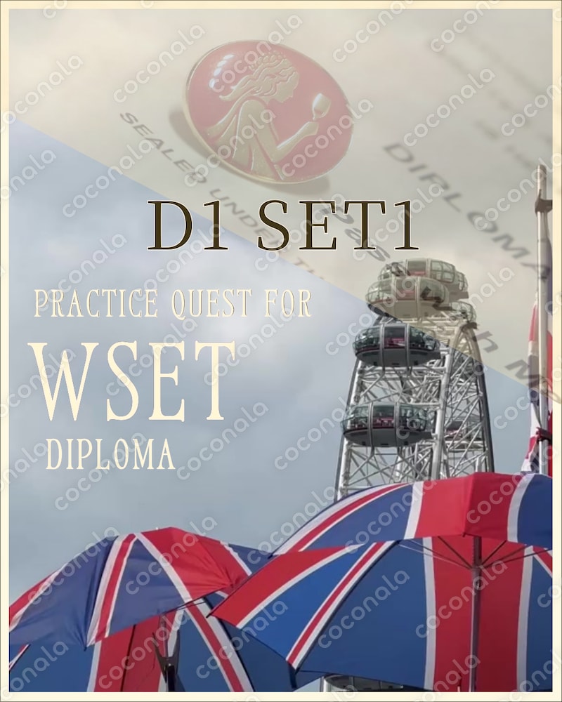 WSET Diploma D1の練習問題セット（模範解答・採点ポイント付き）