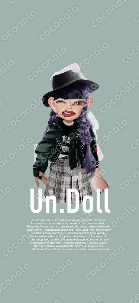 スマホ待ち受け画像【Undoll-003】