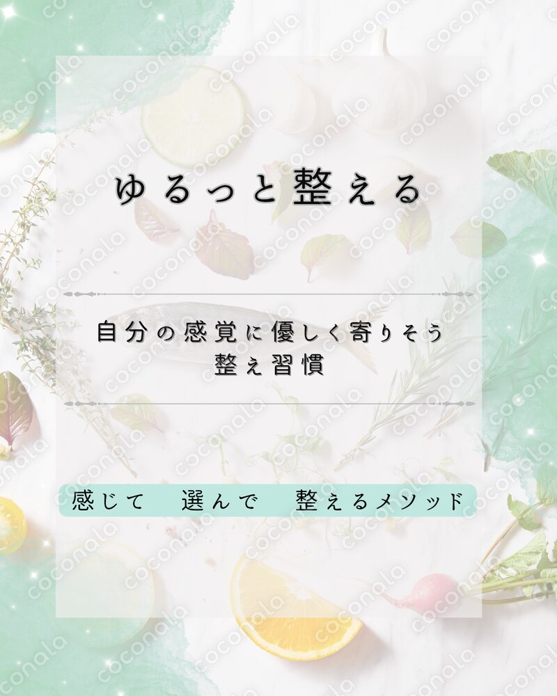 ゆるっと整えメソッド 五臓×栄養素ケア PDF 養生 体調管理