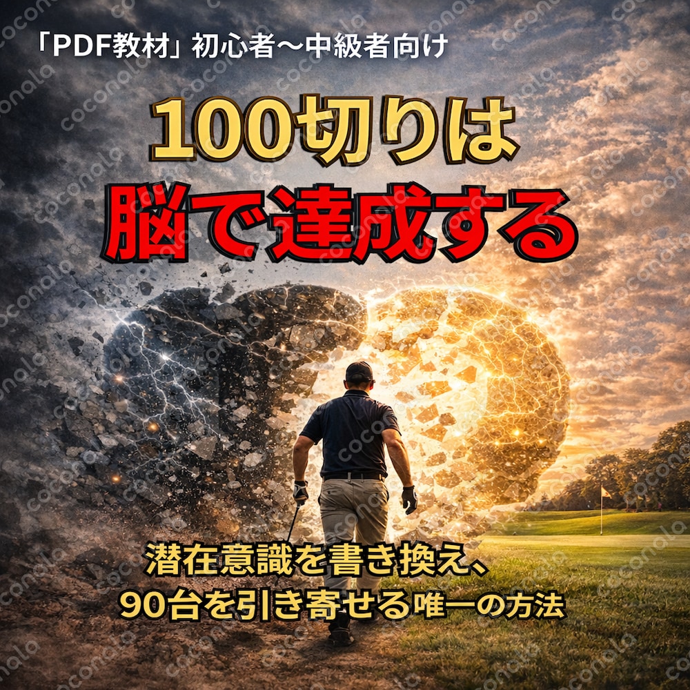 なぜ練習しても100が切れないのか？原因は脳にあった