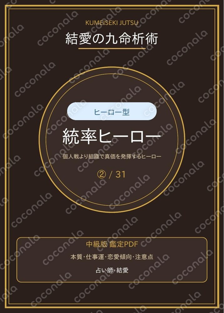 結愛🌸九命析術｜②統率ヒーロー