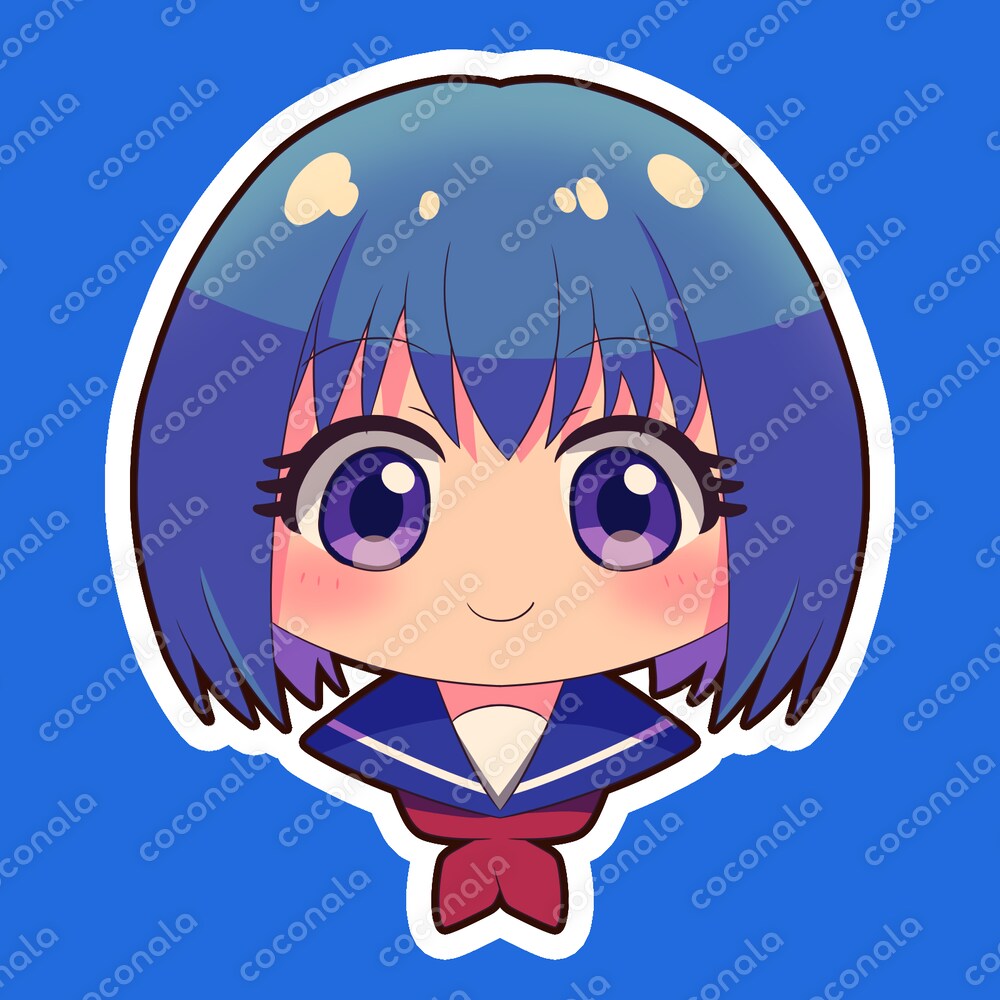 アイコン　セーラー服の女の子