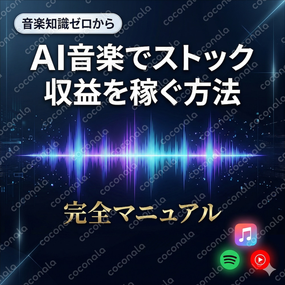 音楽素人×AI初心者×SUNO AI×DistroKid ストック型音楽収益を作った全工程マニュアル