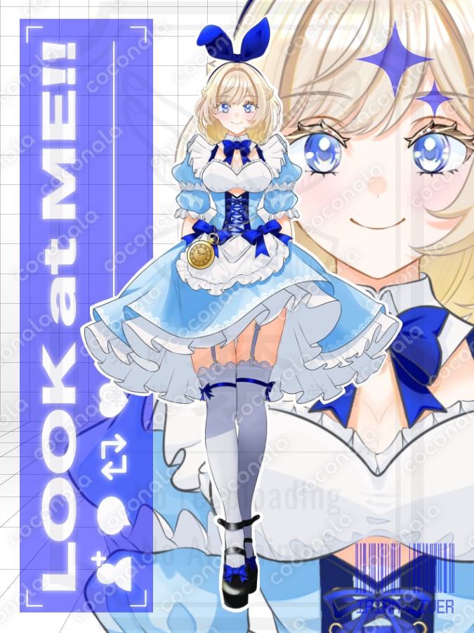 IRIAM、TRPG用立ち絵 (IRIAM動作確認済です)