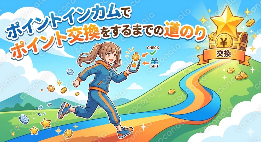 ポイントインカムでポイント交換をするまでの道のり