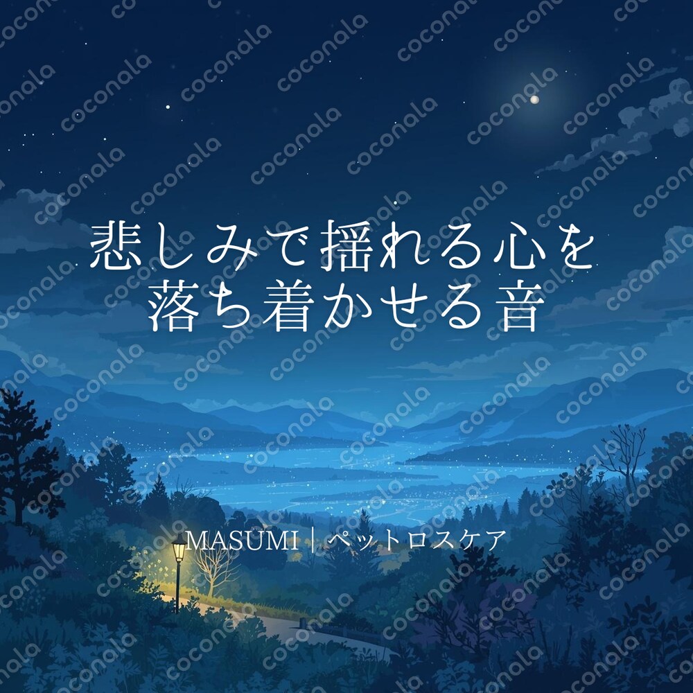悲しみで揺れる心を落ち着ける音　“自分に戻る音”