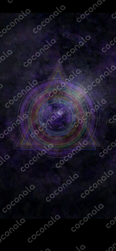 スマホ専用壁紙・Triangle(SpiritualArt)