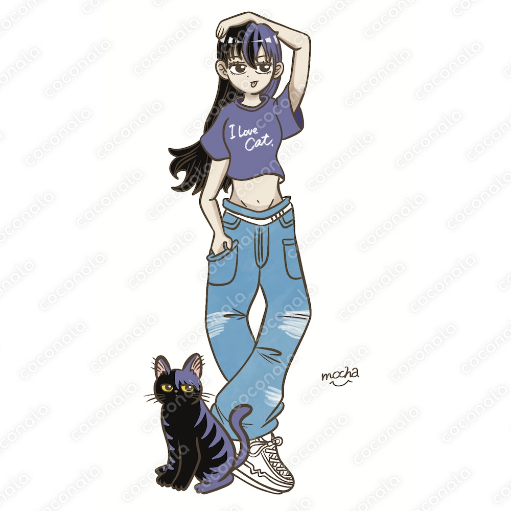 猫と女子