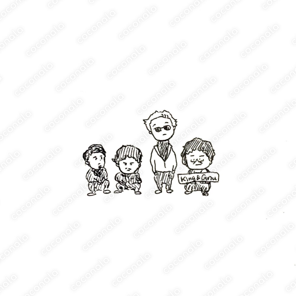 King Gnu 似顔絵