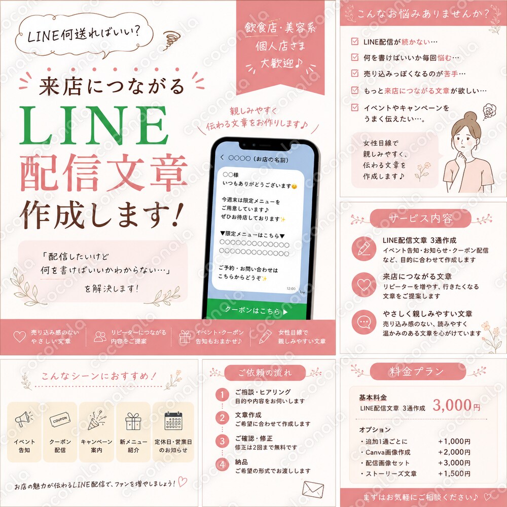 LINE配信文章作成サービス