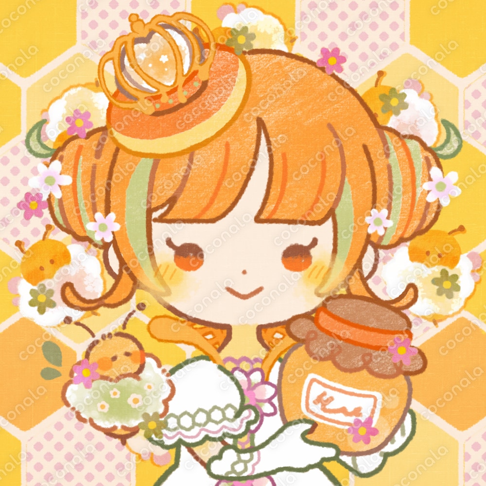 ハチミツ女王さま　オレンジ