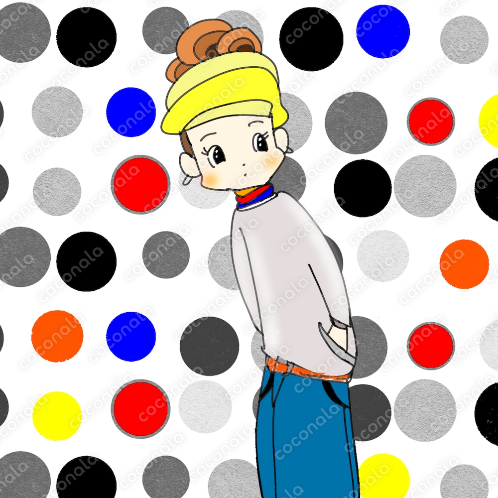 ゆるふわな女の子のイラスト