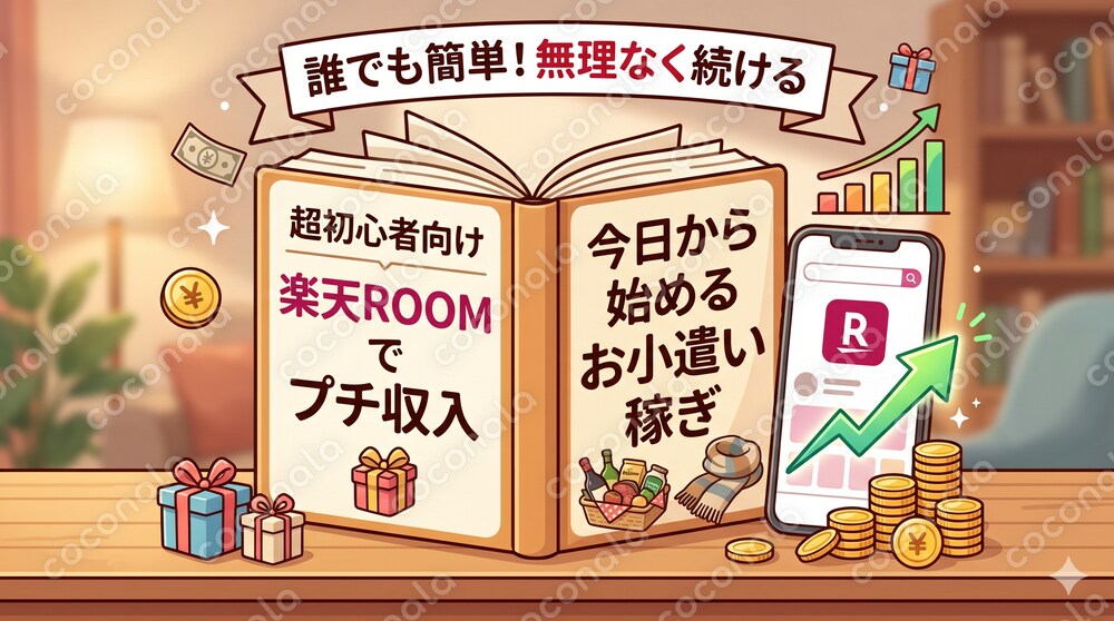 スマホ1台で完結♪ 毎月のランチ代を自分で作る、一番優しい楽天ROOMゆる副業のすすめ