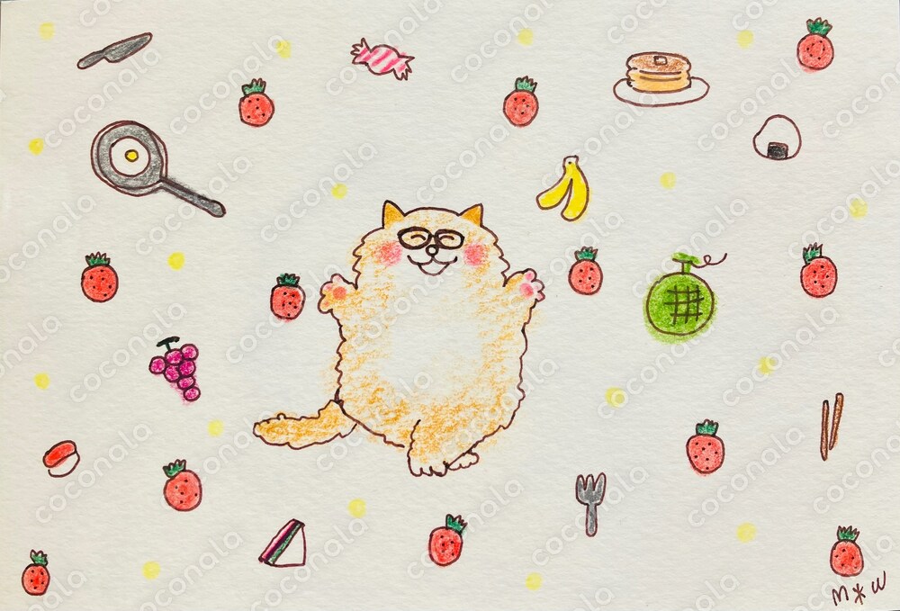 momokowizardのねこ化イラスト