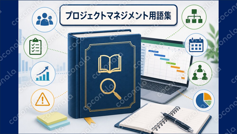 はじめてのPM・PMOのための「プロジェクトマネジメント用語集」【50語厳選収録】PMBOK主要用語