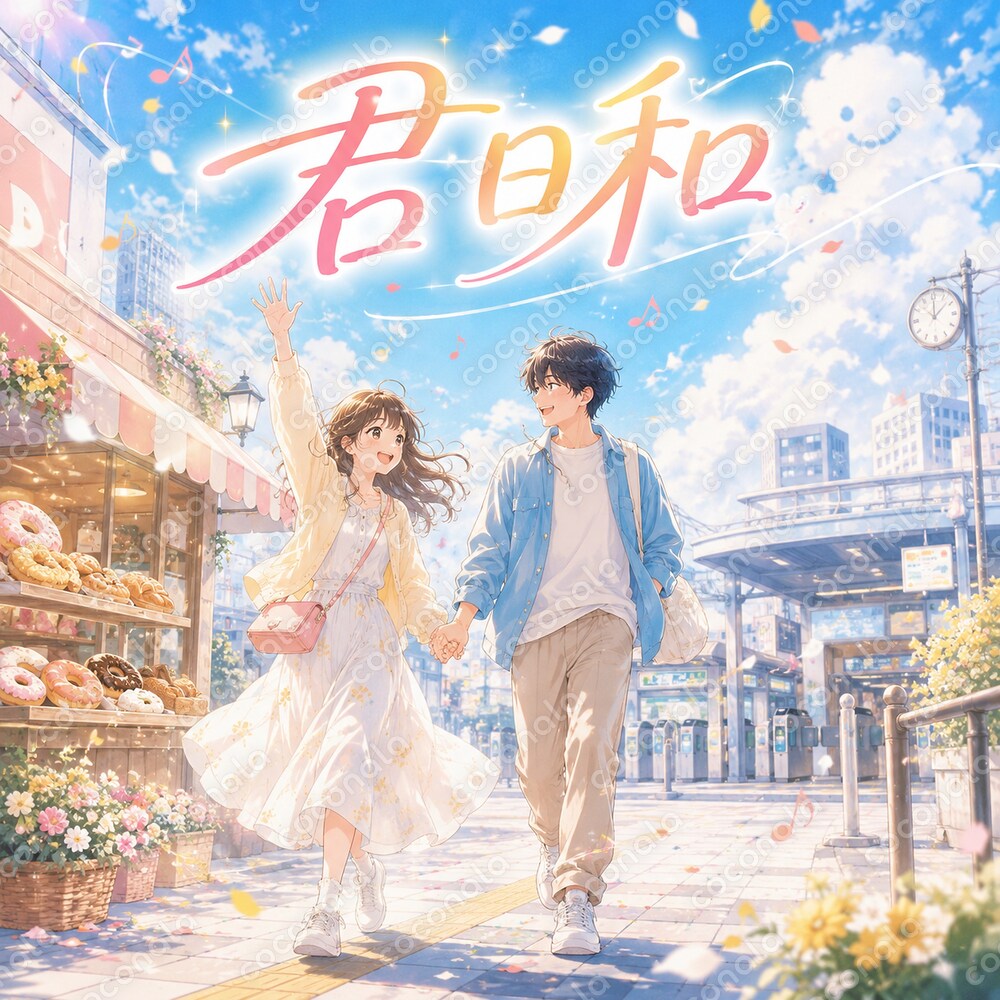 SNS・Vlogに使える恋愛系オリジナル曲「君日和」