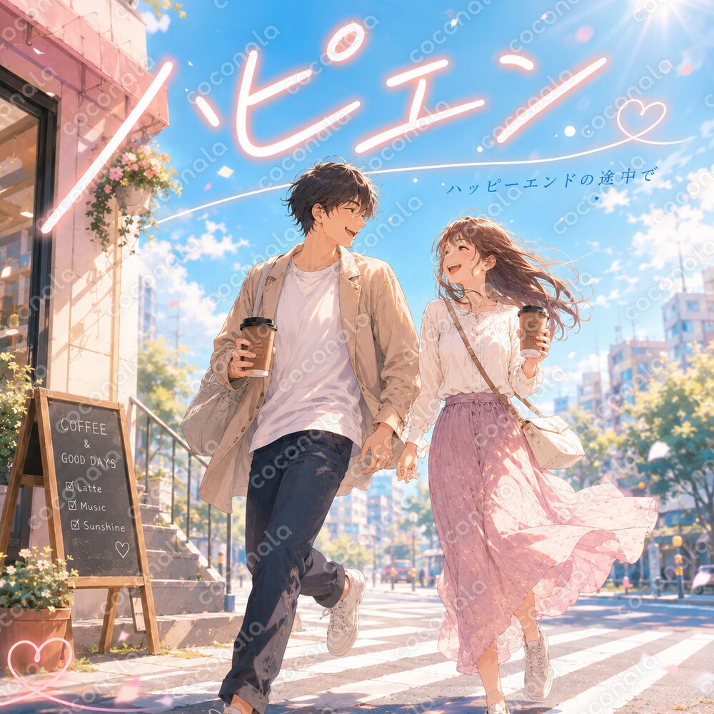 SNS・Vlogに使える恋愛系オリジナル曲「ハピエン」