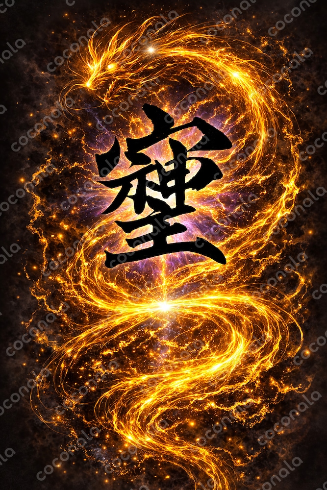 強力開運 龍が守る「そしじ」— 宇宙の中心に宿る神聖な文字 | ココナラ