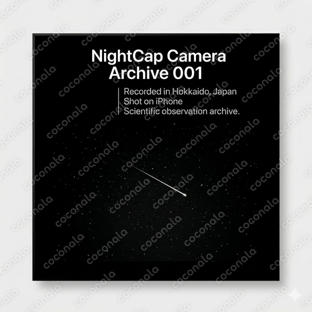 NightCap Camera Archive 001｜北海道の夜空