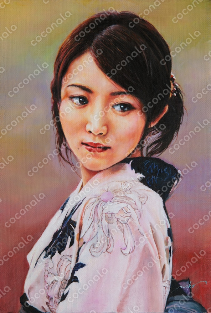 油彩画【絢爛】～JAPANESE BEAUTY～ | ココナラコンテンツマーケット