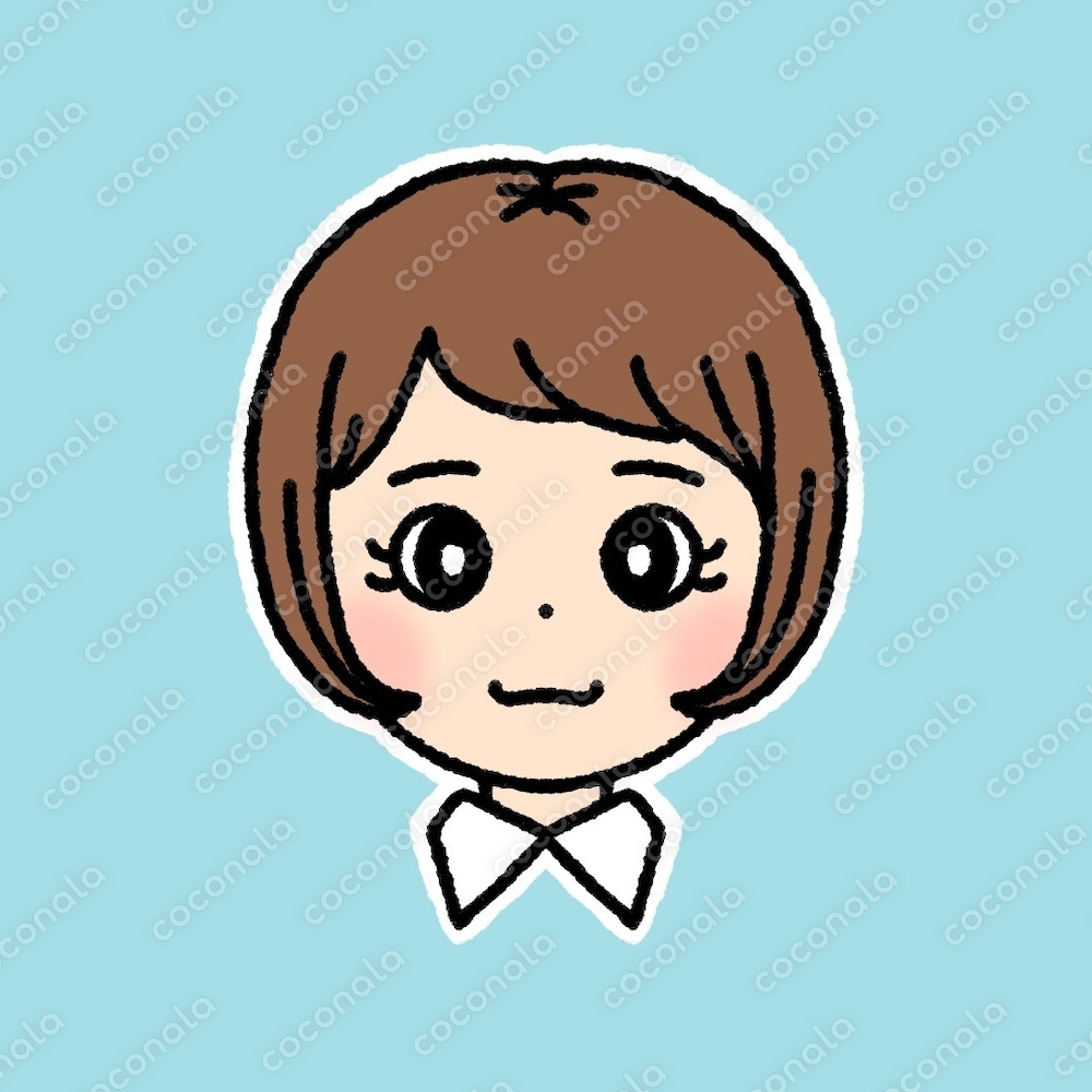 SNSアイコンやブログ、配信アカウントなどに使える♪POPでかわいい女の子イラスト