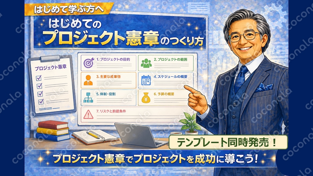 はじめてのプロジェクト憲章のつくり方 ～何のためのプロジェクト？現場でそのまま使える実践のコツ～