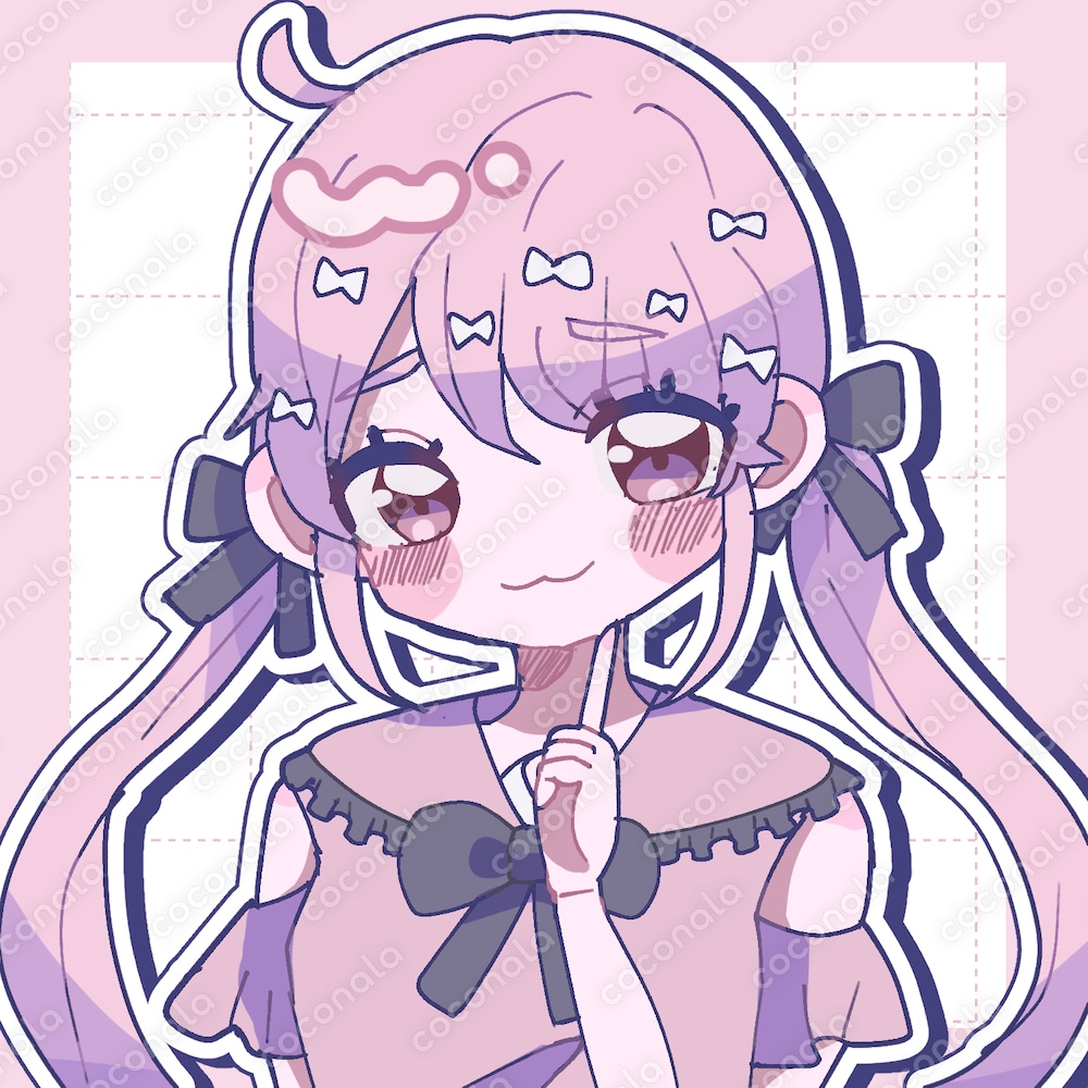 アイコンイラスト 地雷系女の子