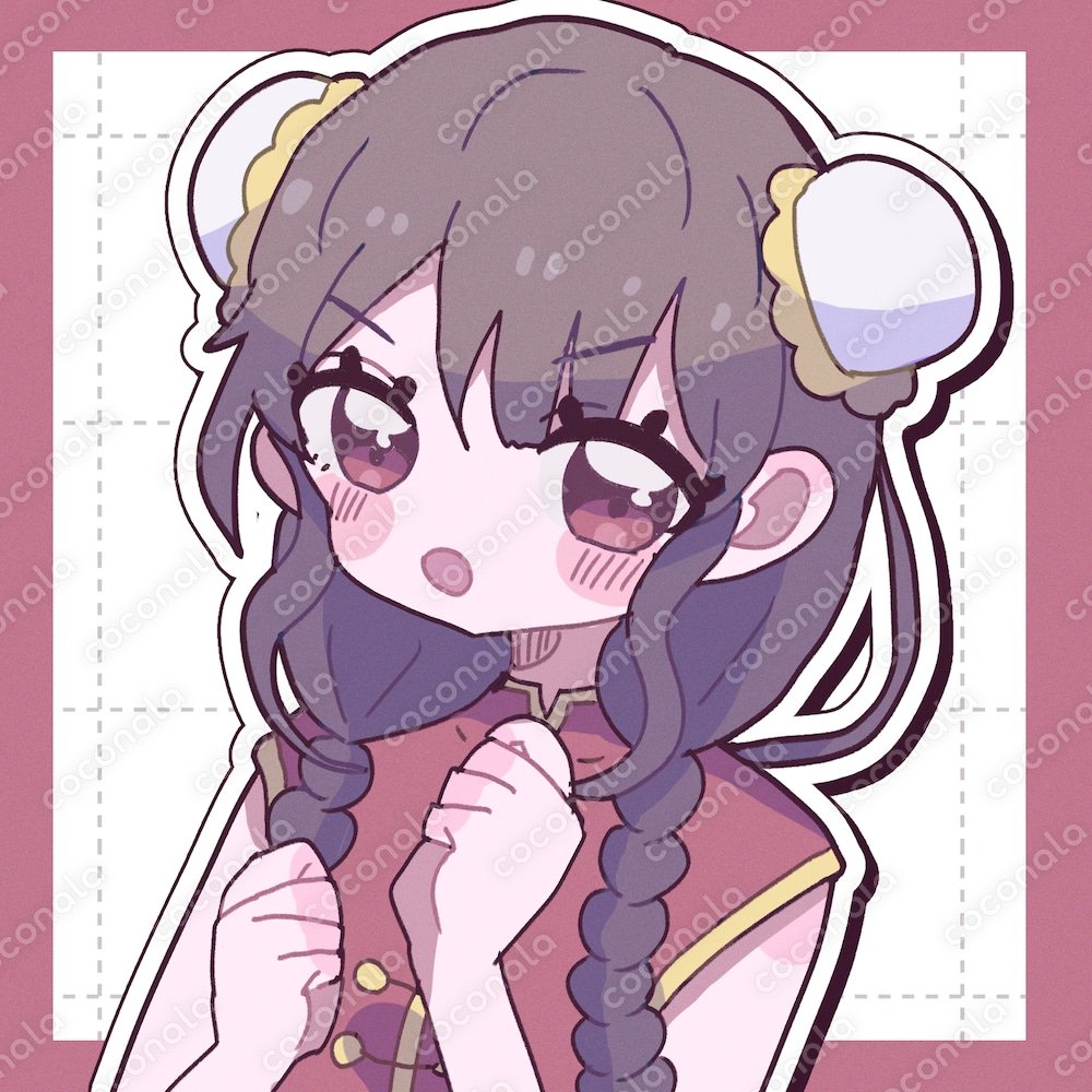 アイコンイラスト チャイナの女の子