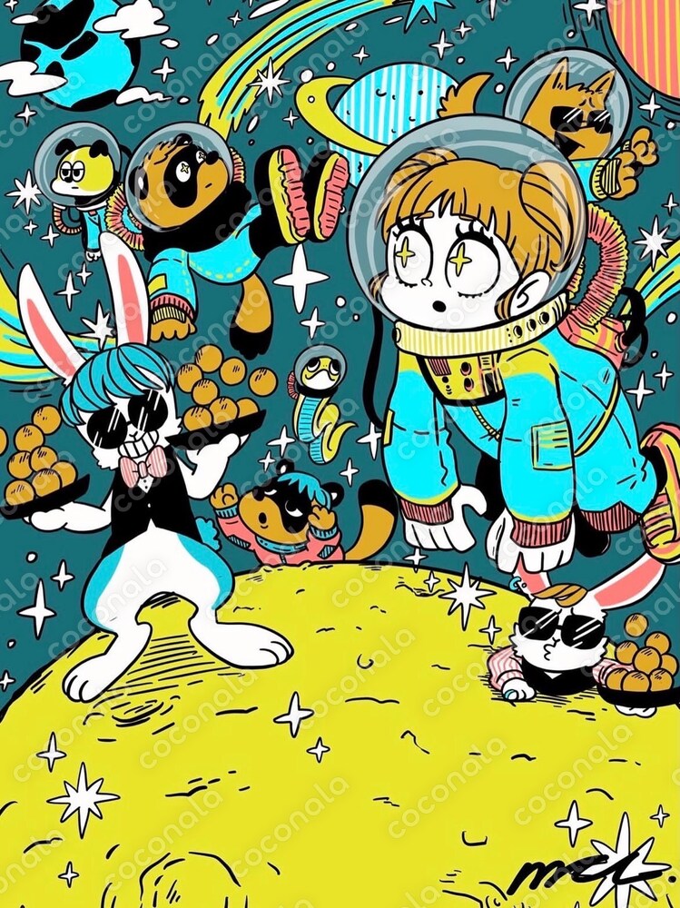 キャンバスアート(F3サイズ)『Moon』
